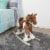 Rocking Horse Plush Animal on Wooden Rockers - Clydesdale Perspective: bottom