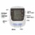 Digital Arm Blood Pressure Monitor Pulse with Cuff Battery Operated with Memory Perspective: bottom