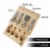 Classic Cuisine 8.6 x 8.25 in. Cheese Board Set with Stainless Steel Tools Perspective: bottom