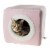 Petmaker  Cat Pet Bed Cave Soft Indoor Enclosed Covered - Pink Perspective: bottom