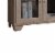 Benjara 31.5  Transitional Wood Book Cabinet with 3 Display Shelves in Brown Perspective: bottom