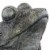Saltoro Sherpi Sleeping Textured Fiberstone Frog Figurine, Washed Gray Perspective: bottom