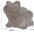 Benjara BM210093 Cement Sitting Frog Figurine Looking Straight, Concrete Gray Perspective: bottom