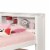 Wooden Twin Size Daybed with Bookcase Headboard, White Perspective: bottom
