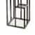 Benjara BM216736 4 Tier Cast Iron Frame Plant Stand with Tubular Legs, Black & Gold Perspective: bottom