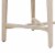 Interwoven Rope Counter Stool with Flared Legs and Cross Support, Gray Perspective: bottom