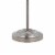 Adjustable Height Metal Pharmacy Lamp with Pull Chain Switch, Silver- Saltoro Sherpi Perspective: bottom