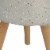 Ceramic Body Planter with Wooden Angled Legs, Set of Two, Gray and Brown- Saltoro Sherpi Perspective: bottom
