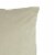 Leatherette and Fabric Accent Pillow, Cream and Brown Perspective: bottom