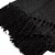 Lyon Fabric Throw with Textured Waffle Weave Design The Urban Port, Set of 2, Black- Saltoro Perspective: bottom