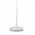 Floor Lamp with Adjustable Torchiere Head and Sleek Metal Body, White- Saltoro Sherpi Perspective: bottom