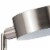 Adjustable Round Shade Metal LED Table Lamp with USB Plugin, Silver- Saltoro Sherpi Perspective: bottom