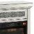 LED Fireplace with Remote Control and 1 Drawer, Silver Perspective: bottom
