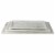 Rectangle Marble Plate with Raised Edges, Medium, White,Saltoro Sherpi Perspective: bottom
