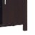 Lou 47 Inch Sideboard Console Serving Buffet Cabinet, 2 Drawers, Brown- Saltoro Sherpi Perspective: bottom