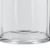 Set of 2 Large Glass Serving Platters with Dome and Finial Handle, Clear- Saltoro Sherpi Perspective: bottom