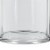 Set of 2 Large Glass Serving Platters with Dome and Finial Handle, Clear- Saltoro Sherpi Perspective: bottom