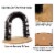 Self Grooming Cat Arch- Bristle Ring Brush and Carpet Base Groomer, Massager, Scratcher for Perspective: bottom