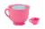 Zuru Itty Bitty Pretty’s Teacup Playset Perspective: bottom