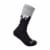 Timberland® Women's Cushioned Wool Crew Socks - Black/Gray Perspective: bottom