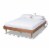 Baxton Studio Rina Full Size Ash Brown Finished Wood Bed Frame Perspective: bottom