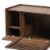 Baxton Studio Claire Walnut Brown Finished Cat Litter Box Cover House Perspective: bottom