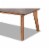 Odessa Mid-Century Modern Grey Fabric Upholstered and Walnut Brown Finished Wood Dining Bench Perspective: bottom