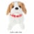 Animated Plush Dog Toy Walks Talks Back Flips Battery Operated 2 AA Pet Puppy Perspective: bottom
