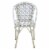 Furniture of America Misea Transitional Aluminum Patio Chair in Gray (Set of 2) Perspective: bottom