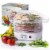 NutriChef Kitchen Countertop 5 Tray Electric Food Dehydrator Machine (2 Pack) Perspective: bottom
