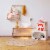 3 Sprouts Kids Foldable Fabric Storage Cube Bin Box, Orange Fox & Bear (2 Pack) Perspective: bottom