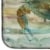 Carolines Treasures SC2015DDM Crab a leg up Sunset Dish Drying Mat Perspective: bottom