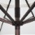 California Umbrella Aluminum Market With Auto Tilt and Crank Lift - Antique Beige/Bronze Perspective: bottom