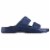 Totes Womens Sol Bounce 2-Strap Sandals - Navy Blue Perspective: bottom
