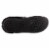 Isotoner® Ada Hoodback Black Microsuede Women's Slippers Perspective: bottom