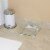 Home Basics Glass Bathroom Scale Perspective: bottom