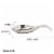 Home Basics No-Drip Curved Counter top and Stove top Stainless Steel Spoon Rest , Silver Perspective: bottom