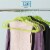 Home Basics 10-Piece Velvet Hangers, Green Perspective: bottom