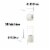 Home Basics Free-Standing Vinyl Coated Steel Dispensing Toilet Paper Holder, White Perspective: bottom