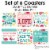 Big Dot of Happiness Colorful Floral Happy Mother's Day Funny Party Decor Drink Coasters 6 Ct Perspective: bottom
