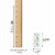Big Dot of Happiness Boho Botanical Mini Candy Bar Wrapper Greenery Party Favors 40 Ct Perspective: bottom