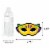 Big Dot of Happiness Colorful Mardi Gras Mask Decorations Masquerade Party Essentials 20 Ct Perspective: bottom