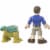 Jurassic World imaginext Camp Cretaceous Bumpy and Ben Figure Perspective: bottom