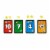 Mattel Skip-Bo Masters Card Game Perspective: bottom