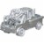Disney Pixar Cars 1:55 Scale Die-cast Disney 100 Metal Mater Perspective: bottom