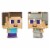 Minecraft Flippin Figs™ Steve in Iron Armor Action Figure Perspective: bottom
