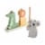 Fisher-Price® Wooden Stack Sort Animals Playset Perspective: bottom
