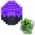 Mattel Minecraft Mini Woozy Creeper Perspective: bottom