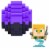 Mattel Minecraft Mini Mode Spawn Egg with Surprise Mini Figure - Wayward Alex Perspective: bottom