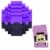 Mattel Minecraft Mini Suspicious Shulker Perspective: bottom